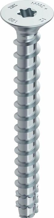 Actual product image Heco MULTI-MONTI-plus F concrete screw countersunk head TX 7.5x160 mm blue galvanised 50 pcs. (50 Screws per piece)