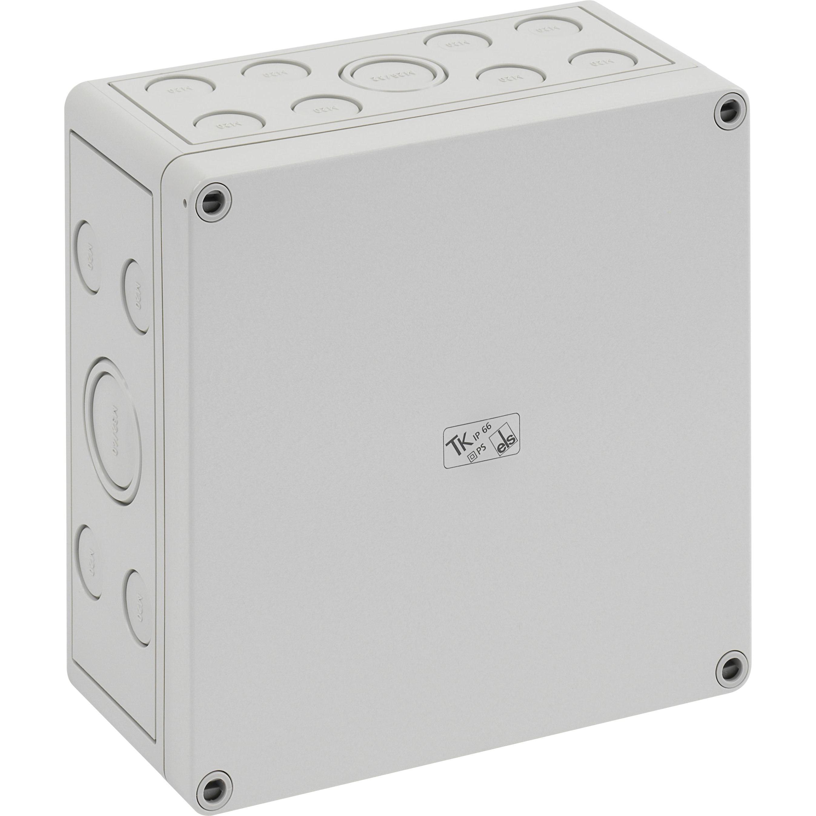 Spelsberg Gehäuse Polystyrol 130x130x75mm (Gehäuse), Elektronikzubehör + Gehäuse, Grau
