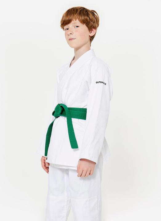 Produktbild Outshock Kinder- Judo- und Aikidoanzug 350 g/m² - weiss (120 C)