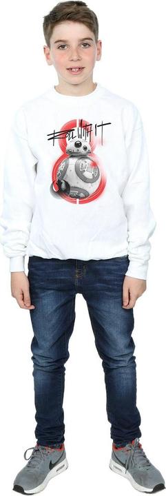 Image du produit Star Wars - Sweat THE LAST JEDI BB-8 ROLL WITH IT - Garçon (140, 146)