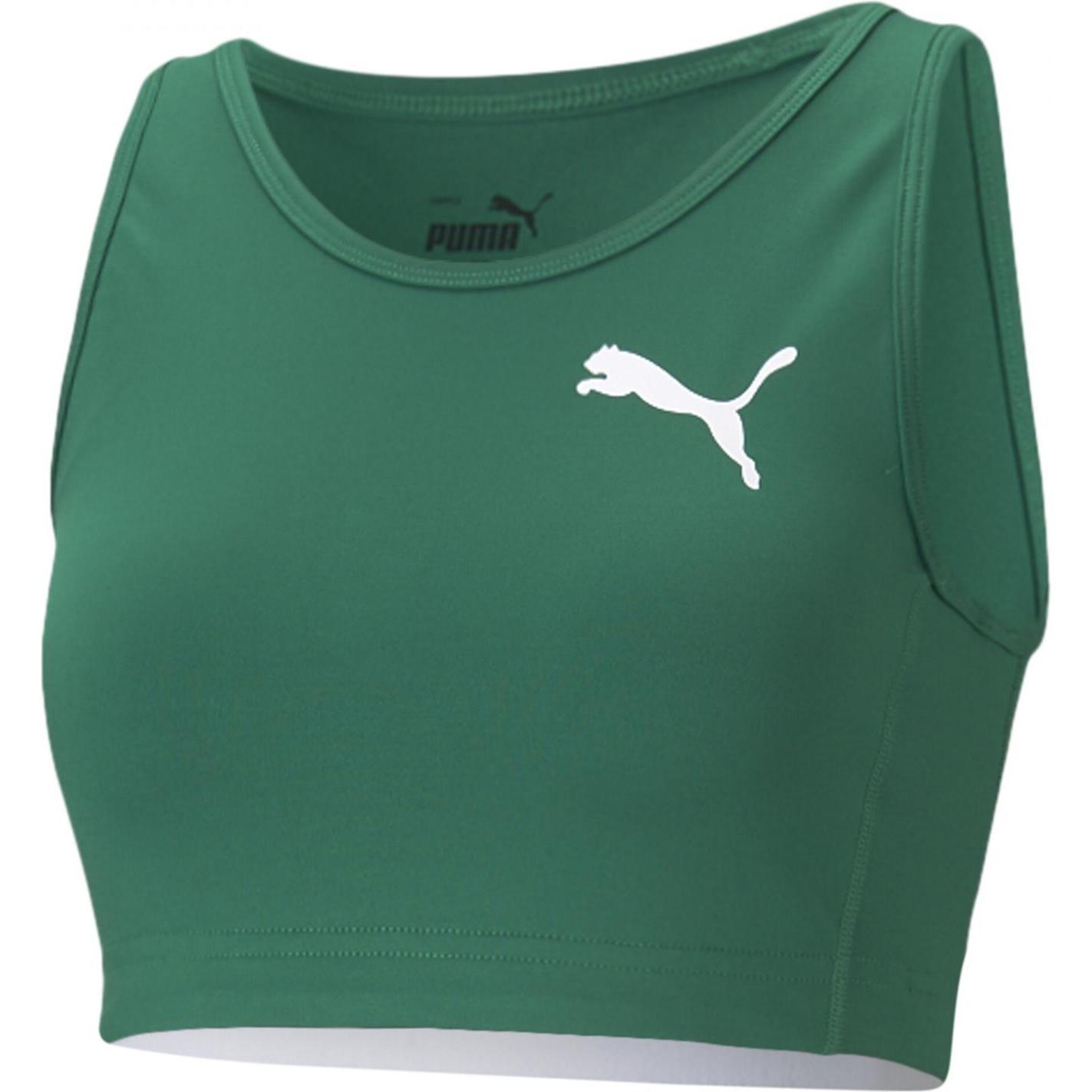 Puma, Unisex, Sportshirt, Cross the Line Crop Top W2.0-519670 (XS), Rot, XS