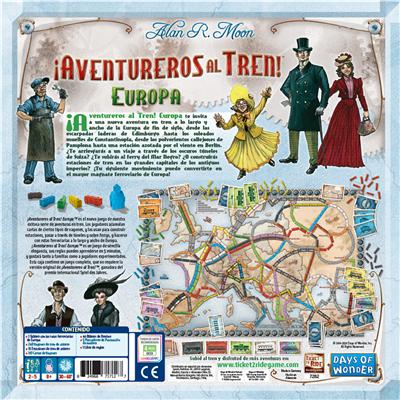 Produktbild Asmodée Tischspiel ¡Aventureros al Tren! Europa Asmodee LFCABI127 (ES)