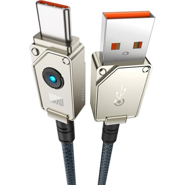 Thumbnail - Baseus Fast Charging Data Cable USB to USB-C, 100W, 2m - White (2 m), USB Kabel