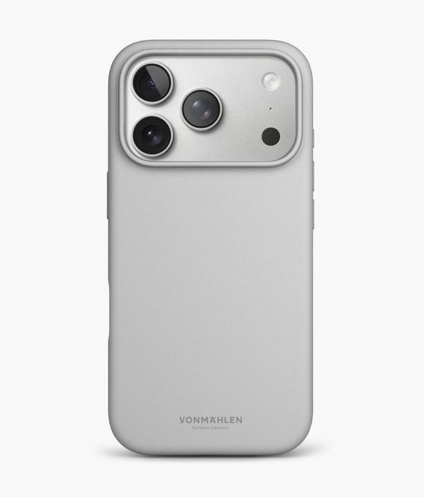 Actual product image Vonmählen Back Cover Soft Silicone iPhone 17 Pro Light Gray (Apple iPhone 17 Pro)
