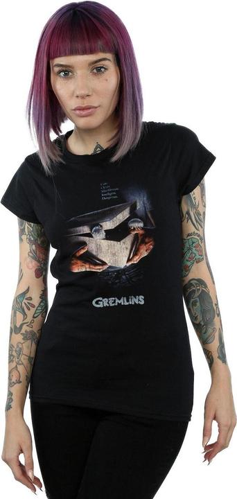 Actual product image Universal Textiles Womens/Ladies Gizmo Distressed Poster Cotton T-Shirt (XL)