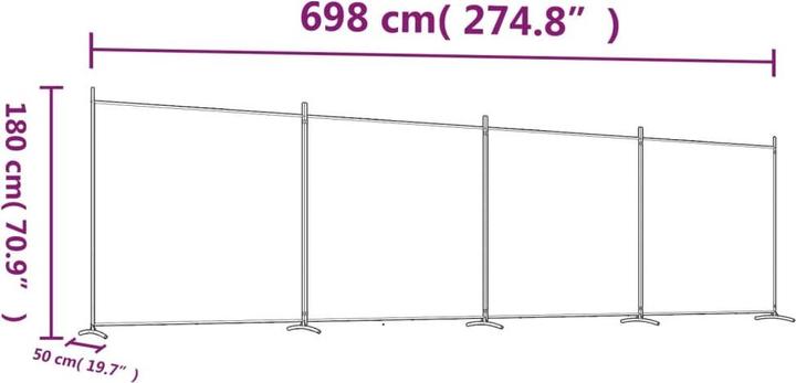 Produktbild vidaXL Raumteiler