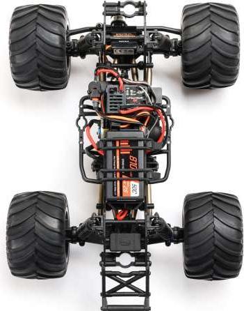 Actual product image Losi M.TRUCK MEGALODON RTR 4WD 1:18 EP Mini LMT Megalodon 2S Brushed - BLUE (Battery & Charger Included) (RTR Ready-to-Run)