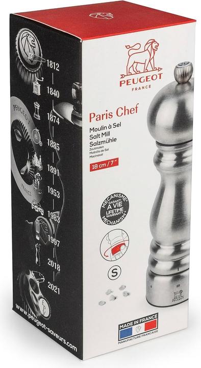 Immagine prodotto Peugeot Paris Chef U'SELECT Zirlion macina sale 18 cm (Sale)