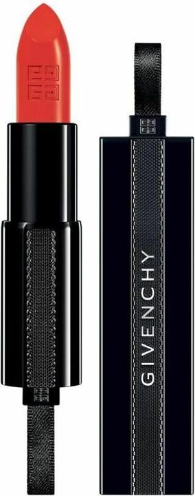 Actual product image Givenchy Rouge Interdit Lipstick 15 Orange Adrenaline 3.3g (15 Orange Adrenaline)
