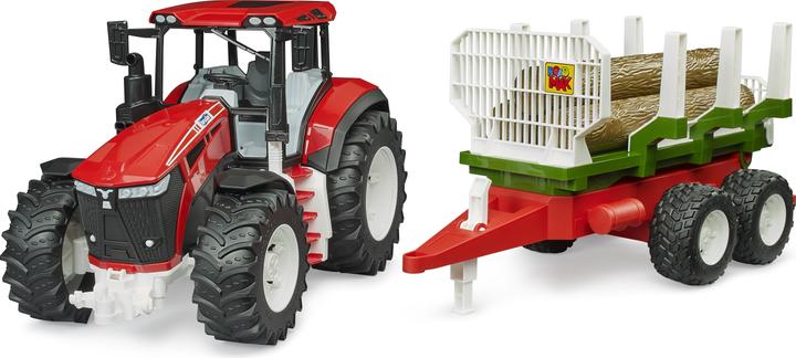 Produktbild Bruder Roadmax Traktor mit Rückeanhänger