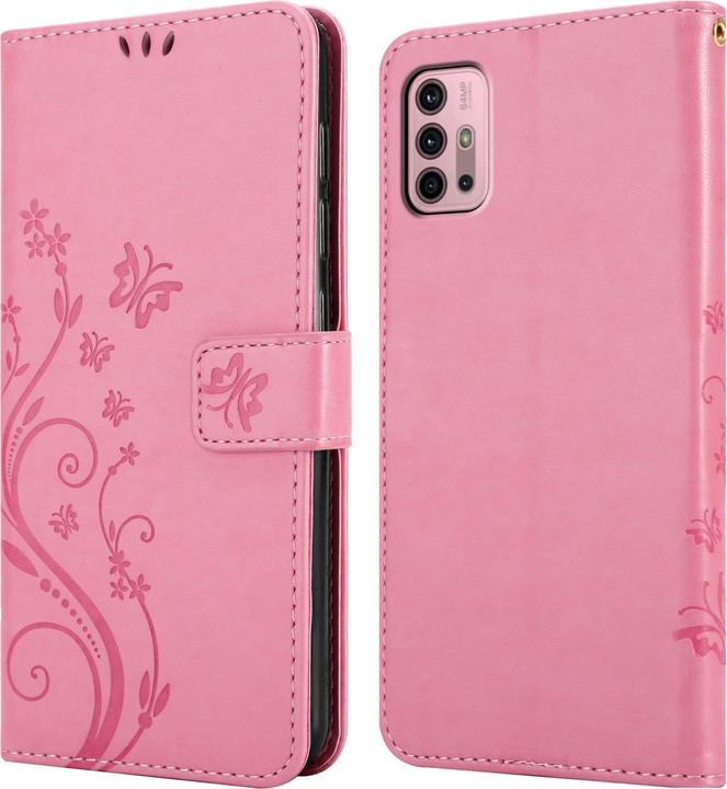 Actual product image Cadorabo Flower Book cover (Motorola Moto G10, Motorola Moto G30)