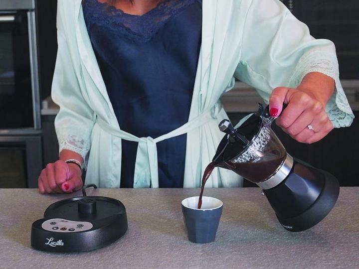 Produktbild Beper BC.041N- elektrische espressomachine- 3 koffiekopjes
