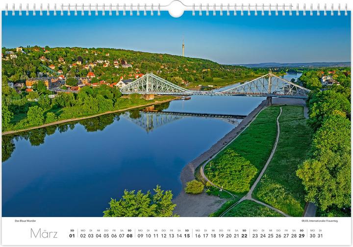 Produktbild Kalender Dresden Elbflorenz 2026 (45 x 30 cm)