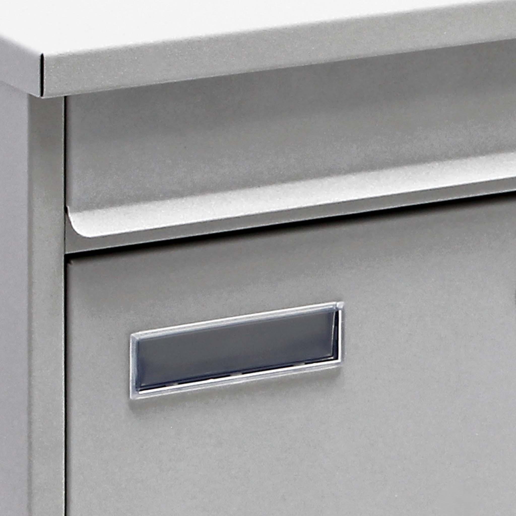 Thumbnail - Wiltec, Briefkasten, Namensschild Abdeckung Briefkasten 60x23mm Ersatzteil Postkasten Schild