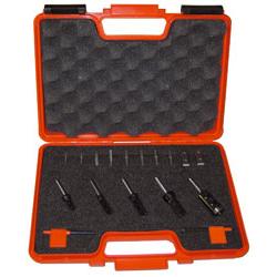 CMT, Punte per fresa, 600.005.01 Satz mit 5 Fräsern im PVC-Etui mit auswechselbaren Klingen mit 8-mm-Schaft