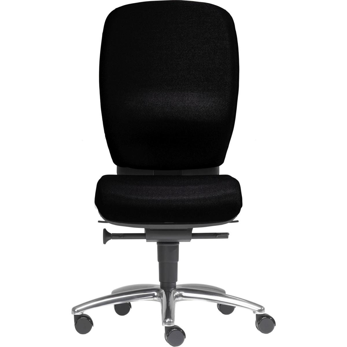 Sitwell, Bürostuhl, Büro-Drehstuhl Lady Comfort ohne Armlehnen Alu-Fusskreuz schwarz