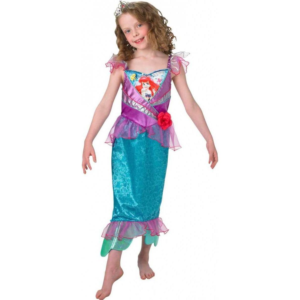 Rubies Disney Prinzessin Arielle Glanzkostüm für Kinder (128)