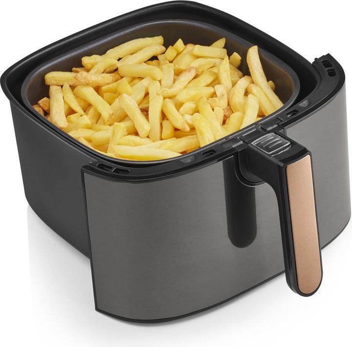 Actual product image Arzum AR2074-B Hot Air Deep Fryer Timer function, overheating protection Copper, Black