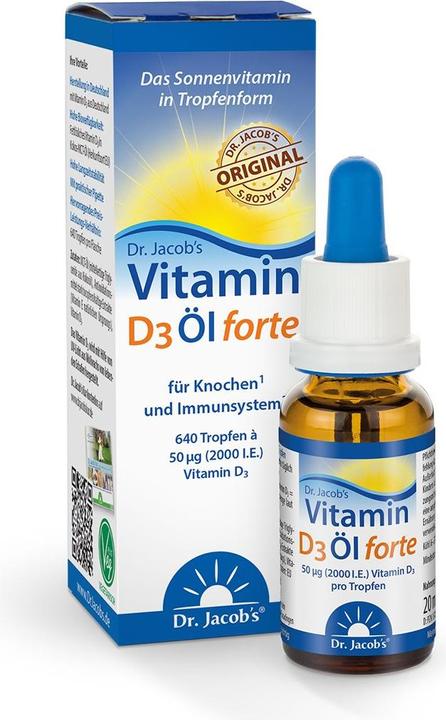 Produktbild Dr. Jacob's D3 Öl forte (1 Stück, Tropfen, 72 g)