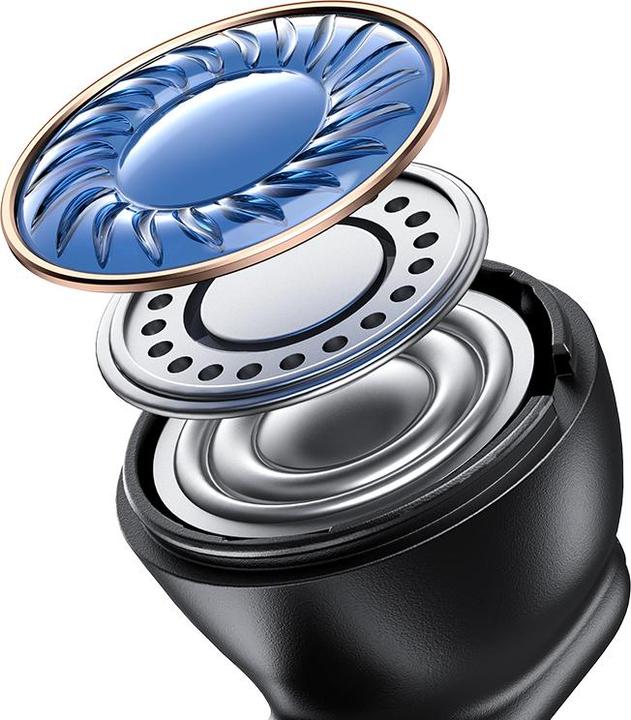 Produktbild Usams Słuchawki Bluetooth 5.3 TWS US Series Dual mic bezprzewodowe niebieskie/blue BHUUS03 (ANC, 35 h, Kabellos)