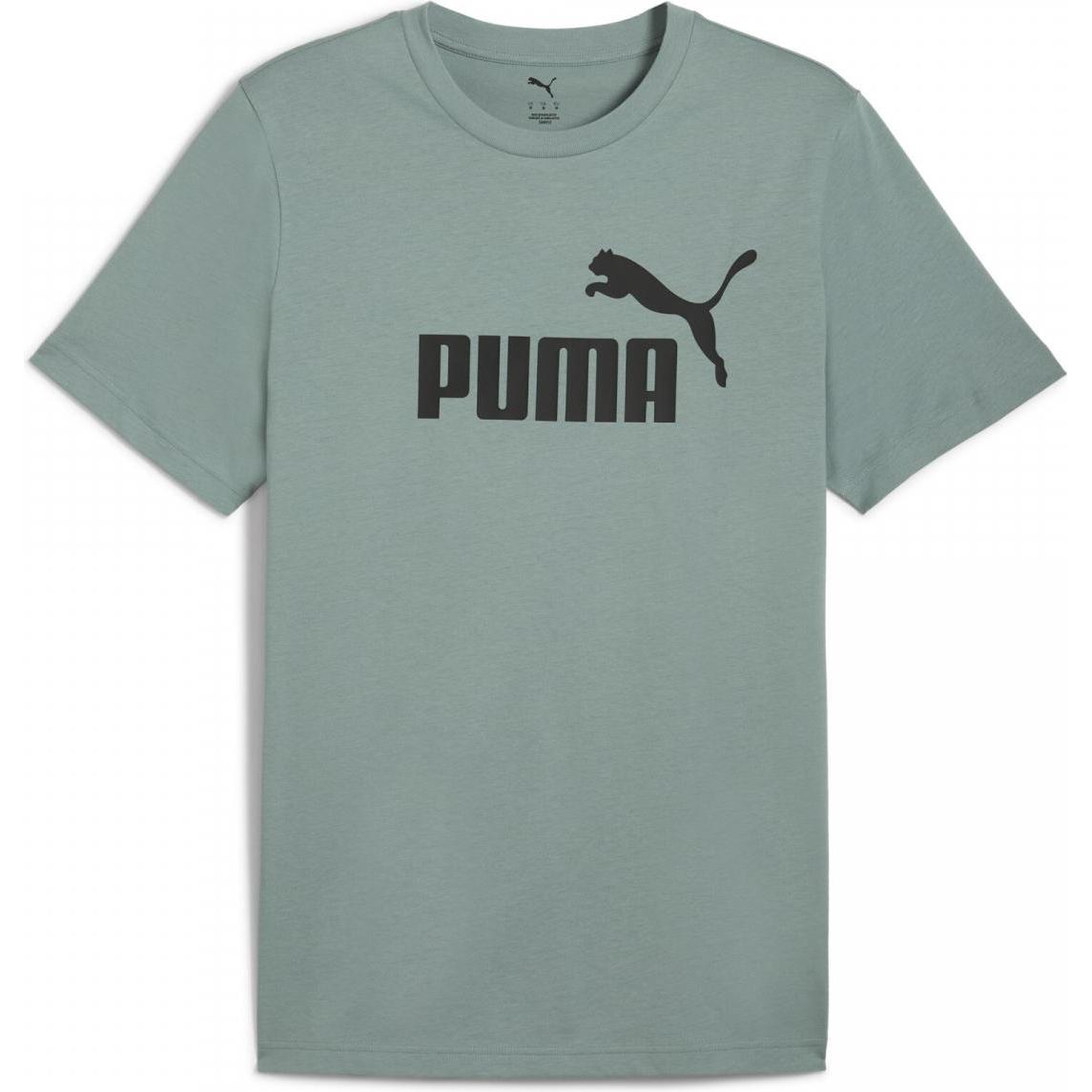 Puma, Herren, Sportshirt, ESS No. 1 Logo Tee (s) (4XL), Grün, 4XL