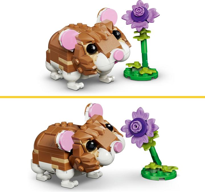 Image du produit LEGO Niedlicher Hamster mit Blume (31376, LEGO Creator Expert)