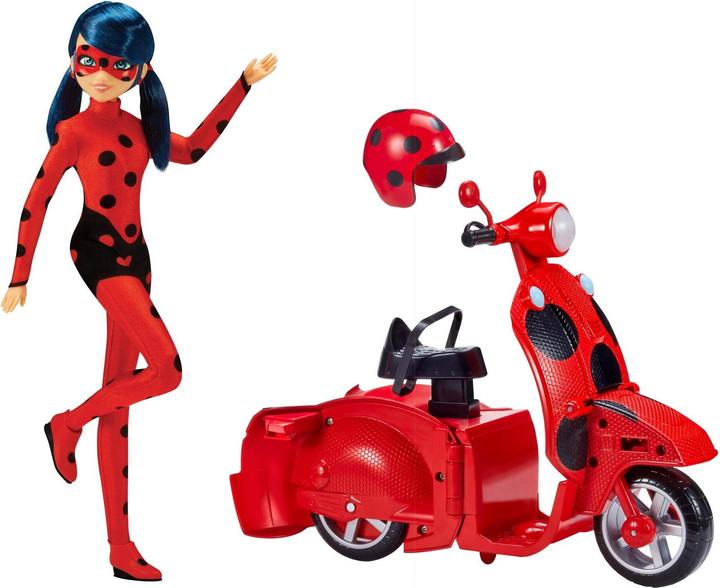 Image du produit Bandai Scooter Miraculous Ladybug avec poupée
