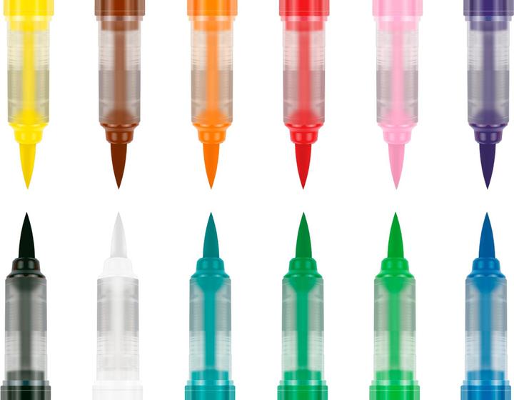 Image du produit Karin PIGMENT DECO BRUSH - Marqueur à pinceau (12 x)