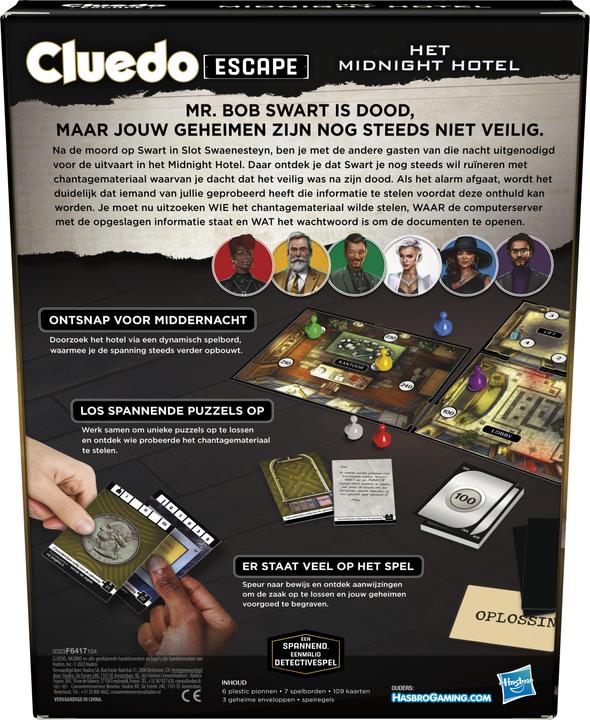 Immagine prodotto Hasbro Cluedo Escape (Olandese, 1 - 6 Giocatori)