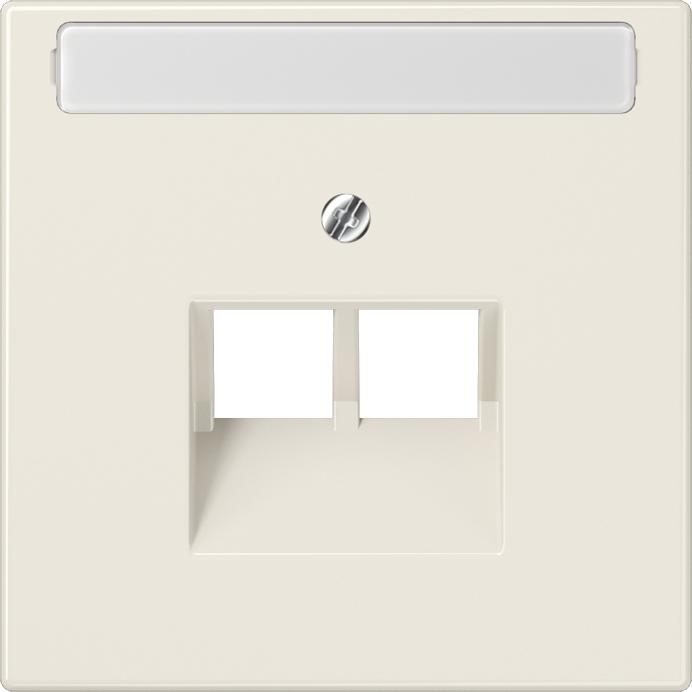 Actual product image JUNG Central plate UAE/IAE 2f LS ws glz LS969-2NAUA