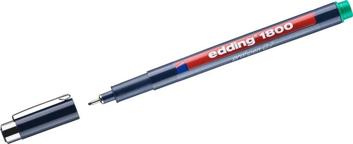 Produktbild Edding Faserzeichner Profipen 1800 (Grün, 0.70 mm, 1 x)