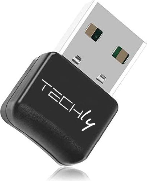 Actual product image Techly USB dongle adapter Bluetooth 5.0 class 2 + EDR (Transmitter & Receiver)