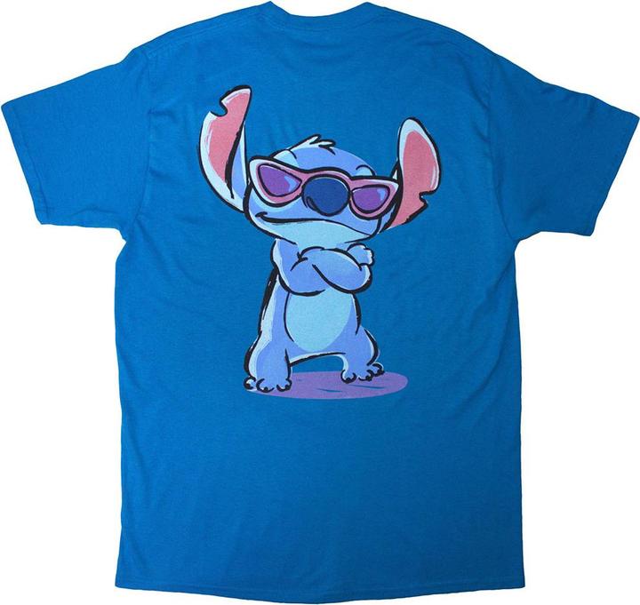 Actual product image Lilo & Stitch Unisex Adult Ohana Back Print T-Shirt (XL)