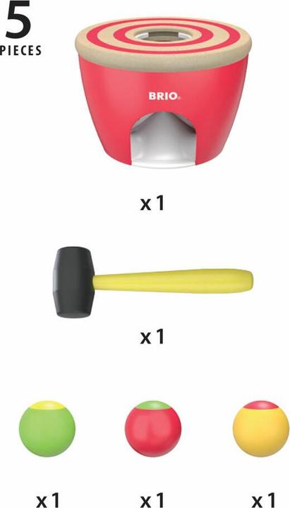 Image du produit Brio Jeu de marteau à billes