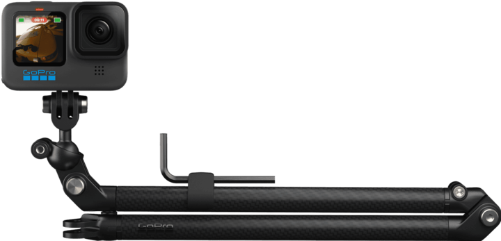 Actual product image GoPro Boom + handlebar mount (HERO8 Black, Hero11 Black Mini, Hero 12, Hero 10 Black, Hero 11 Black, Hero 9 Black)