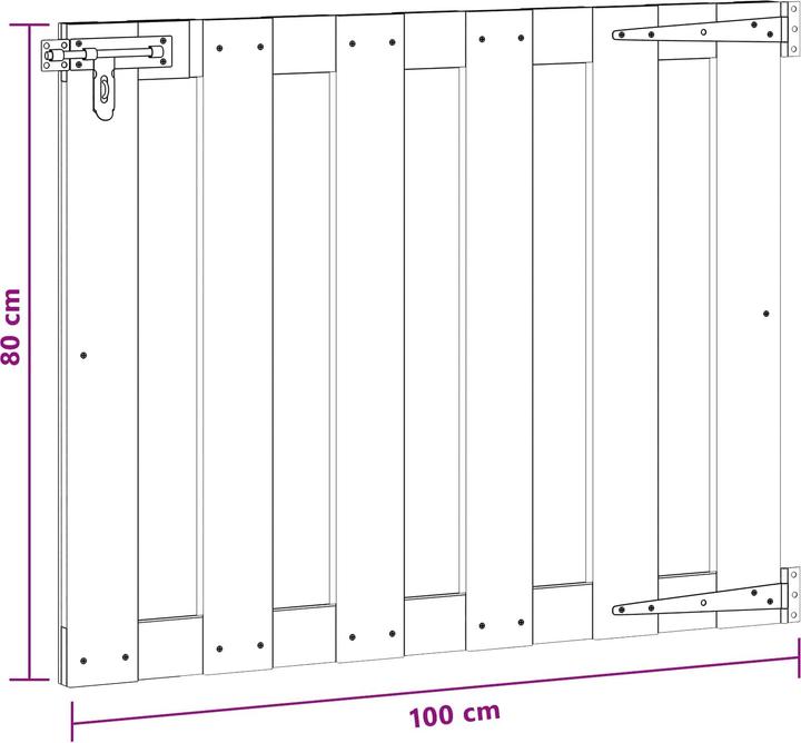 Produktbild vidaXL Gartentor