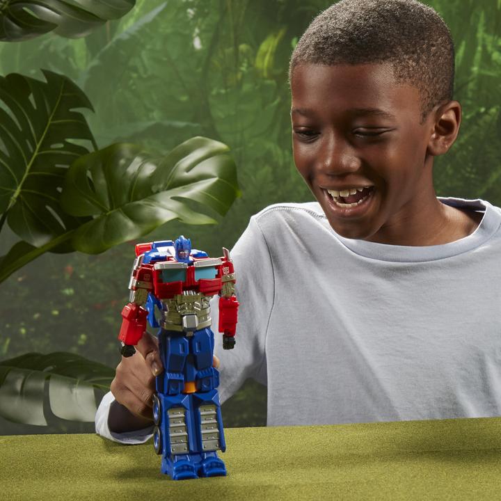 Actual product image Hasbro Transformer MV7 Optimus Prime Blaster 2in1