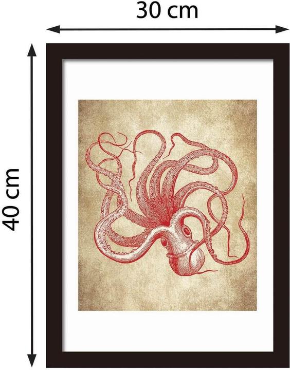 Actual product image Walplus Squid (30 x 40 cm)