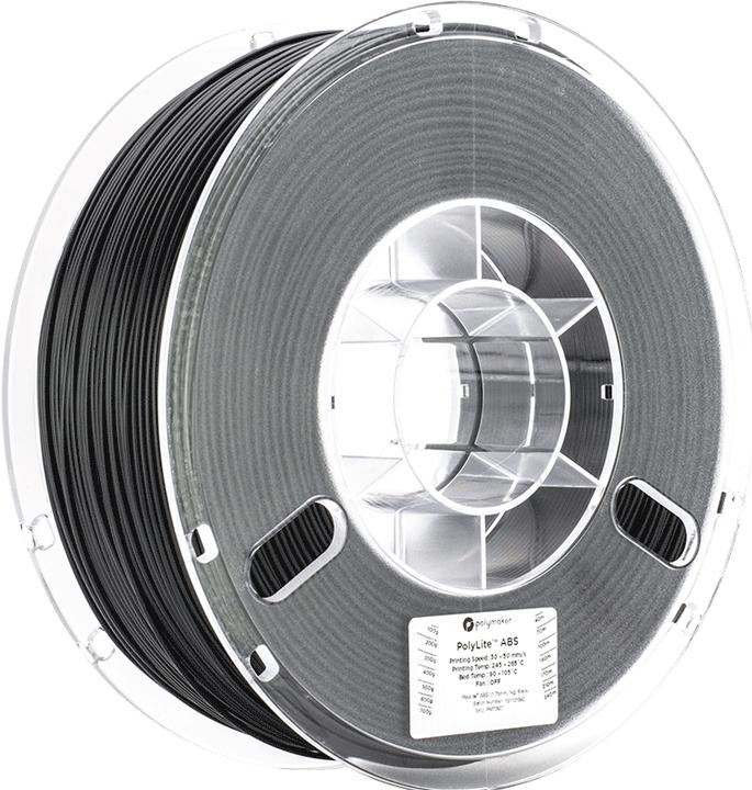 Produktbild Polymaker PE01007 PolyLite Filament ABS geruchsarm 1.75 mm 1000 g Blau 1 St. (ABS, 1.75 mm, 1000 g, Blau)