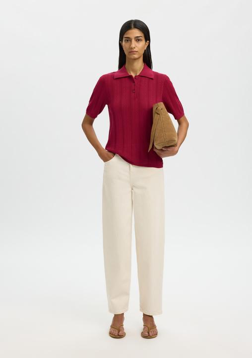 Immagine prodotto Selected Baumwoll Polohemd aus Strick (S)