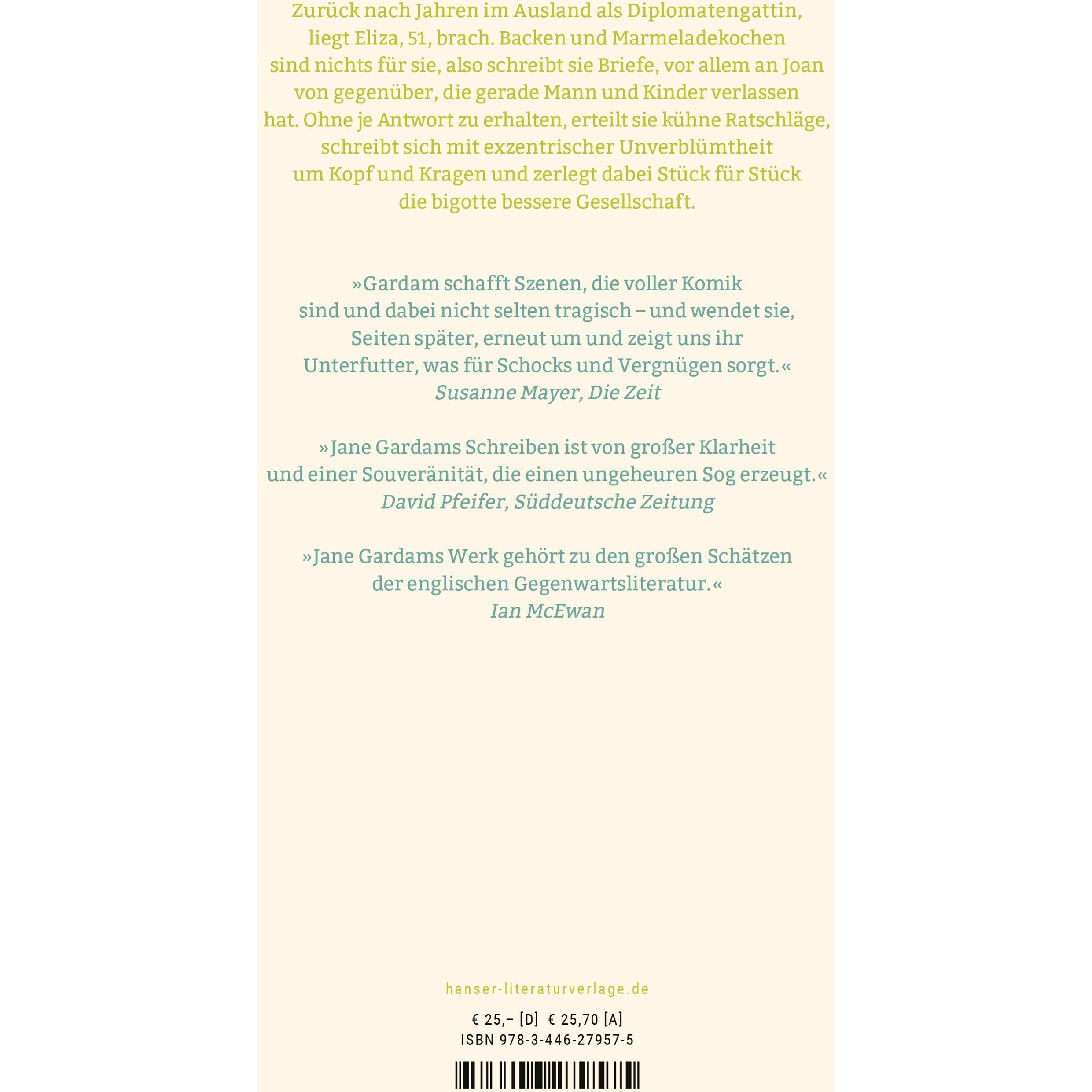 Thumbnail - Gute Ratschläge, Belletristik von Jane Gardam, Monika Baark