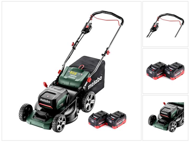 Produktbild Metabo RM 36-18 LTX BL 46 Akku Rasenmäher 36 V ( 2x 18 V ) 46 cm Brushless + 2x Akku 5,5 Ah - ohne L (Akkubetrieb)