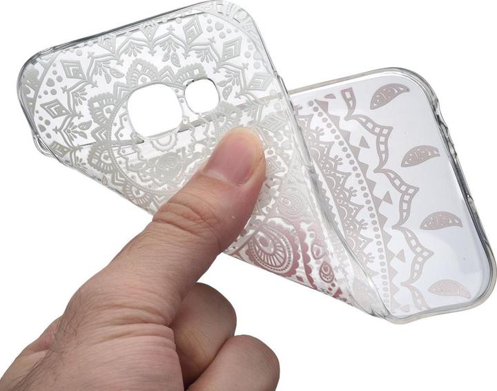 Actual product image König Design Henna Cover for Samsung Galaxy S8 Case Protective Cover Silicone Bumper Sun White (Samsung Galaxy S8+)
