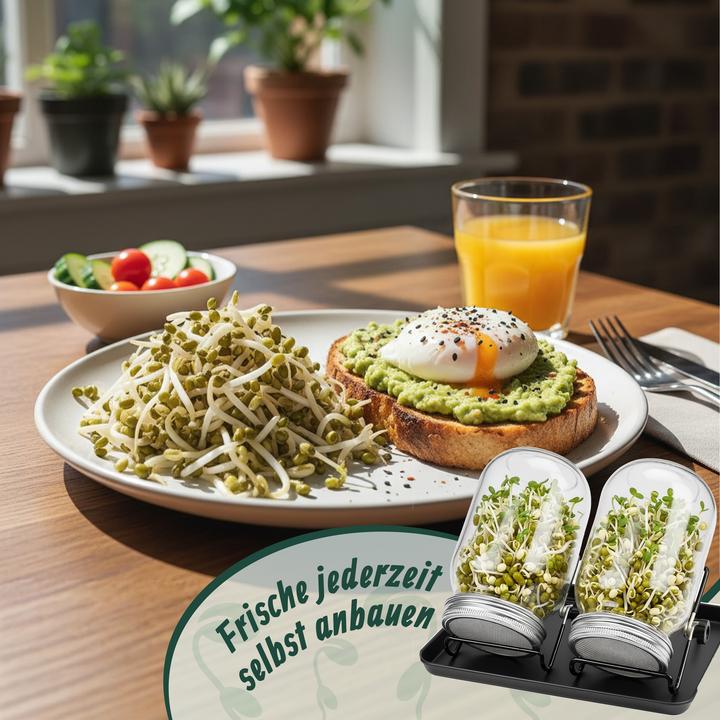 Actual product image Relaxdays Sprout glass