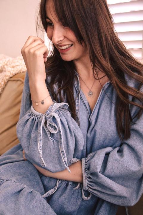 Immagine prodotto Proud MaMa Bracciale MAM, cuori d'argento (16 cm, Senza nichel e senza piombo)