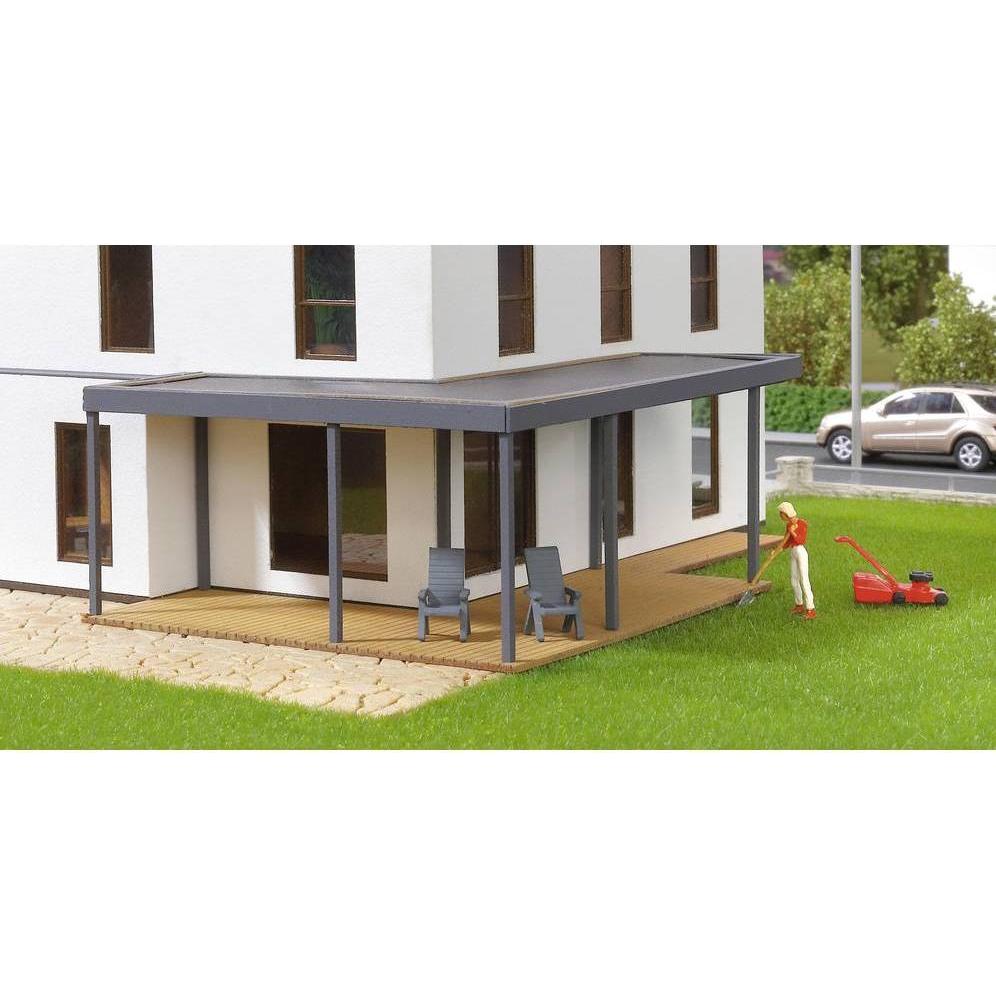 Thumbnail - Kibri 38345 H0 Überdachte Terrasse Bausatz