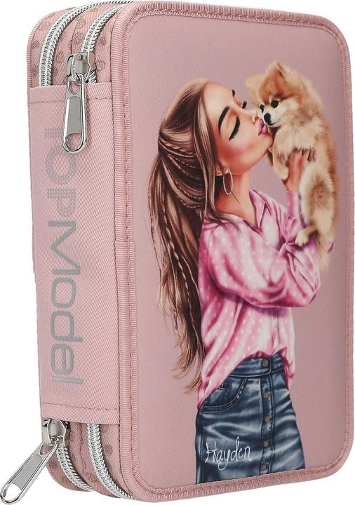 Produktbild Top Model Topmodel - Double Pencil Case DOTS - Rosé