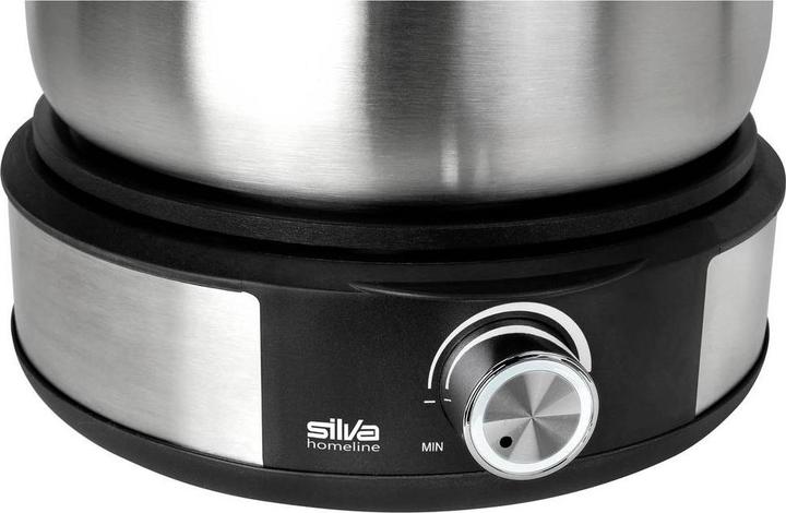 Actual product image Silva PK-F 140 Fondue-Set inox-schwarz, 8 Gabeln, 1500 Watt 426037