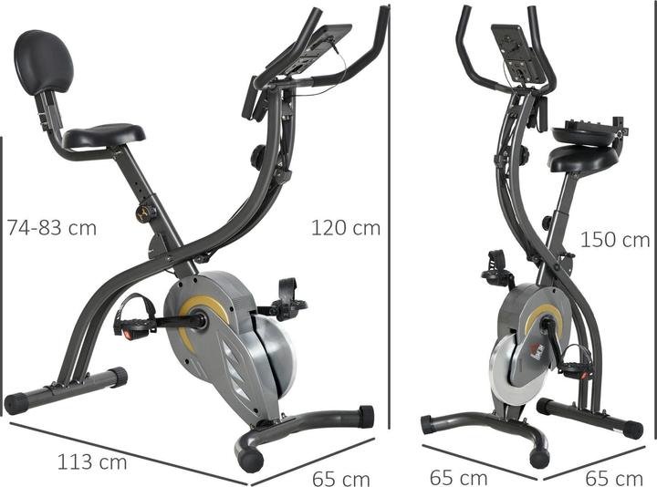 Image du produit Homcom Vélo d'appartement 2 en 1