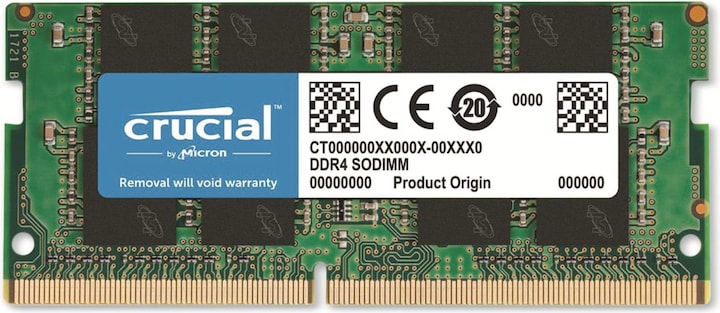 Crucial Laptop Memory (1 x 16GB, 3200 MHz, DDR4-RAM, SO-DIMM)